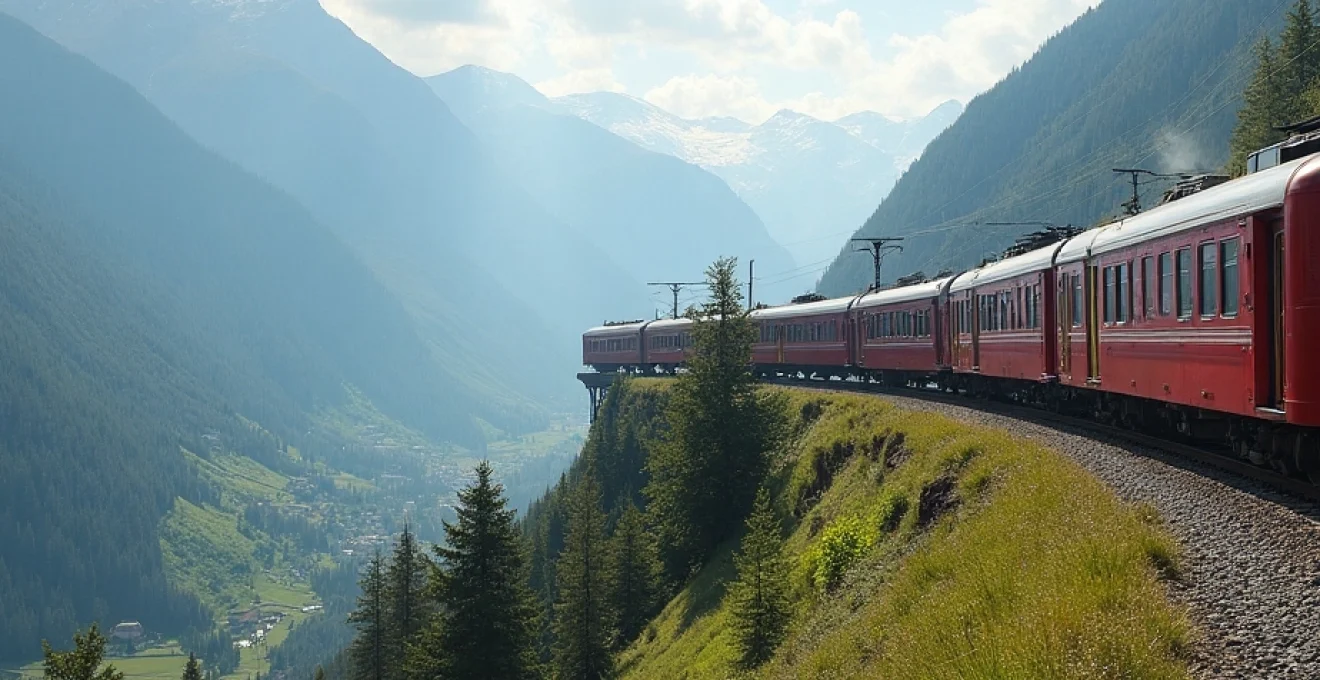 Ride scenic trains