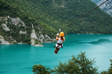 Adventure sports and outdoor excursions in natural settings